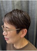 ベリーショート、白髪ぼかしメニュー