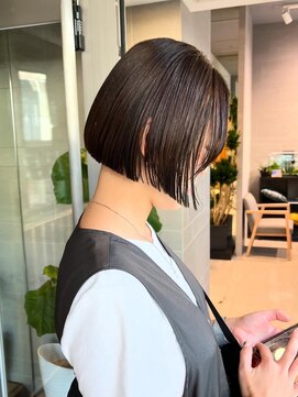 キミトヘアデザインアンドスパ(Kimito Hair design&spa) ミニボブ　ボブ　ブルーカラー　武蔵小杉