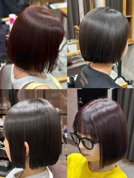 コローレ(Colore)の写真/【天文館】顔まわりの似合わせとバランスで、自分史上最高の美シルエットボブに◎小顔見えが叶う!