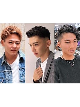 多彩なメンズスタイル提案で清潔さとカッコ良さをON◎かりあげスタイル・メンズパーマ★
