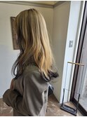 ブリーチ×毛先グラデーション