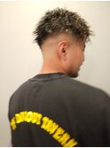 フェード短髪パーマ