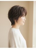 ショートウルフ パーマヘア 30代40代50代ヘアカタログ 銀座