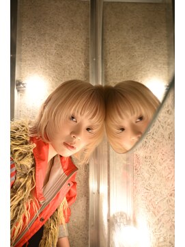 キジ(KIJI) レイヤーボブ/ミルクティーカラー/ミルクティー/ハイトーン