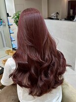 ソヨン 名駅2号店(SOYON)&nbsp;小顔/ピンクブラウン/ロングレイヤー/黒髪/ココアベージュ/414