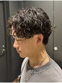 波巻きスパイラルツイストスパイラルラウンドマッシュ刈り上げ