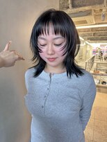 フェブ(fev)&nbsp;【fev_hana】ギザバングにレイヤーザクザクカット