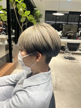 エレン 向ヶ丘遊園 登戸(ELEN) エンドカラーハイトーンショートブリーチ髪質改善向ヶ丘遊園登戸