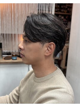 オムファミーユラグ(homme, famille raugh) センターパート