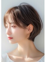 ミラー プラス エヌ(MIRROR+n)&nbsp;20代30代40代　透明感くびれ小顔大人ショートボブ＃10