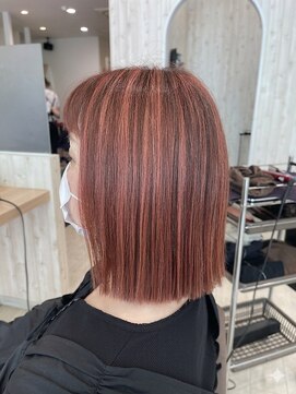 シュガー 仙台宮城野区(&Sugar) ノンジアミンカラー×ハイライトでつくるピンクカラー