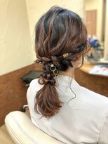 ナチュラルプラス 築町店(natural+)&nbsp;お呼ばれヘアアレンジ