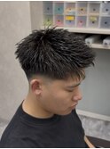 スパイキーショート/ミドルフェード