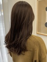 シベルバレー 横浜(sibell) ミディアムレイヤー深みブラウンダークトーン