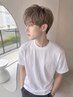 【メンズ限定】カット+ブリーチダブルカラー(ケアブリーチ使用)¥18900