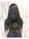 海外セレブ風グラデーションカラー/グレージュ【池袋東口店】