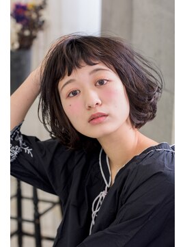 ネオリーブ コパン 鶴見店(Neolive copain) 大人女子に人気のシースルーショートバング