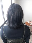 外ハネボブ/暗髪アッシュグレー【水戸/赤塚】