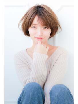 ヘアーサロン ロージー 北上本通り店(Rosy) お手軽とろみショートボブ