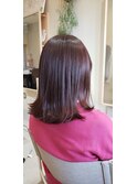 【大人可愛い】20代30代40代小顔外ハネロブつや髪