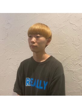 ソレイユ オム シンサカエ(SOLEIL HOMME SHINSAKAE) ハイトーンマッシュウルフ☆