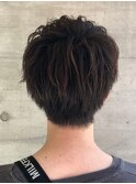 爽やかメンズバックスタイル★ソフトマッシュショート