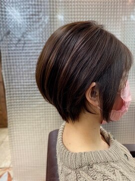 エルベ 千波店(elve) 大人可愛いショートスタイル