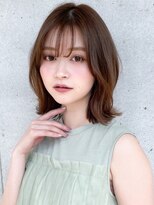 アグノス 青山(Agnos) ショコラベージュボブルフウルフボブカールベビーバング