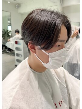 リップス 栄(LIPPS) イメチェンセンターパート前下がりマッシュ刈り上げツーブロック