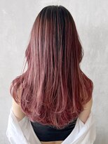 アイティーバイアルバム 藤沢店(IT by ALBUM)&nbsp;ピンクバレイヤージュ_チェリーブラウン_ba404842