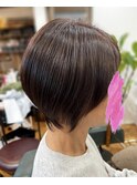 ショートボブ ウルフボブ