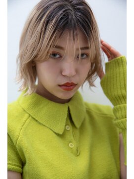 マイ ヘア デザイン 岡崎(MY hair design) ウルフ/マチルダボブ/ピンクベージュ/インナーグレージュ/岡崎