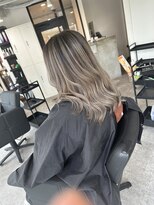 ラフ 難波店(LAFF)&nbsp;#黒髪#ボブルフ#ネビージュ#小顔#ワンレン