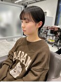 透け感バングで垢抜けショートヘア/10代でも大人女性へ