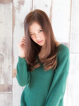 ライズ バイ レボ 柏店(RISE by REVO) 大人かわいい/レイヤーロング/グレーベージュ/前髪パーマ/柏