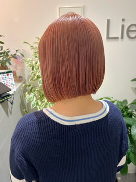 リアン(Lien) タイトボブ×ピンクベージュ miyu