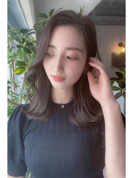 ヘアーズ ベリー 大橋店(hairs BERRY) ★BERRYセミディカールナチュラルレイヤーダークアッシュうる艶