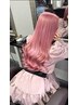 ★★★派手髪★★★ハイブリーチ＋トレンドな派手髪カラー￥11900