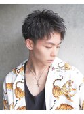 マッシュ短髪ツーブロックモテる束感モテ髪イケメン黒髪ビジネス