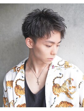 カライングドゥ(ing deux) マッシュ短髪ツーブロックモテる束感モテ髪イケメン黒髪ビジネス