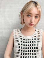 レジュアル(RESSUAL) 前髪アンブレラカラーこなれミディイメチェンウェーブパーマ