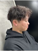 MEN'S HAIR/ダークアッシュ/ニュアンスパーマ/韓国マッシュ
