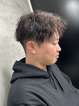 ネクスト 静岡店(NEXT) MEN'S HAIR/ダークアッシュ/ニュアンスパーマ/韓国マッシュ