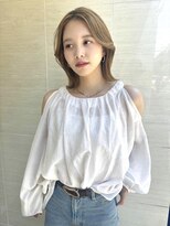 オーロ(ORO)&nbsp;2024秋オススメ/ベージュボブ小顔に見えるカットデザインカラー