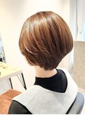 前上がりショート/レイヤーカット/大人ショート/丸みショート