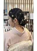 シニヨンヘアセット