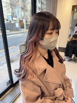 ディーナ(D'na)&nbsp;【D'na×青沼】イヤリングカラーホワイトピンク