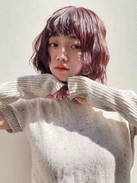 エイチ(H eitf) H【eitf】 原宿 表参道/ボブ/ピンクブラウン