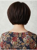 70代にオススメ★ナチュラルふんわりショートボブ