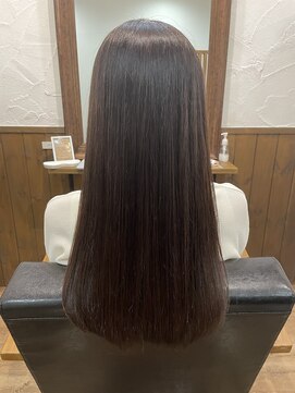 シェアする美容室 結び 髪質改善縮毛矯正でさらつやロングへ☆